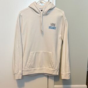 Hollister Mens Santa Monica Speedway Cream Hoodie